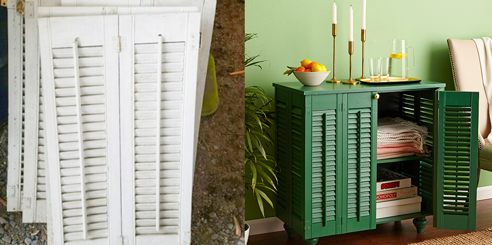 Upcycled furniture - 5 DIY Eco-Friendly Home Decor Ideas