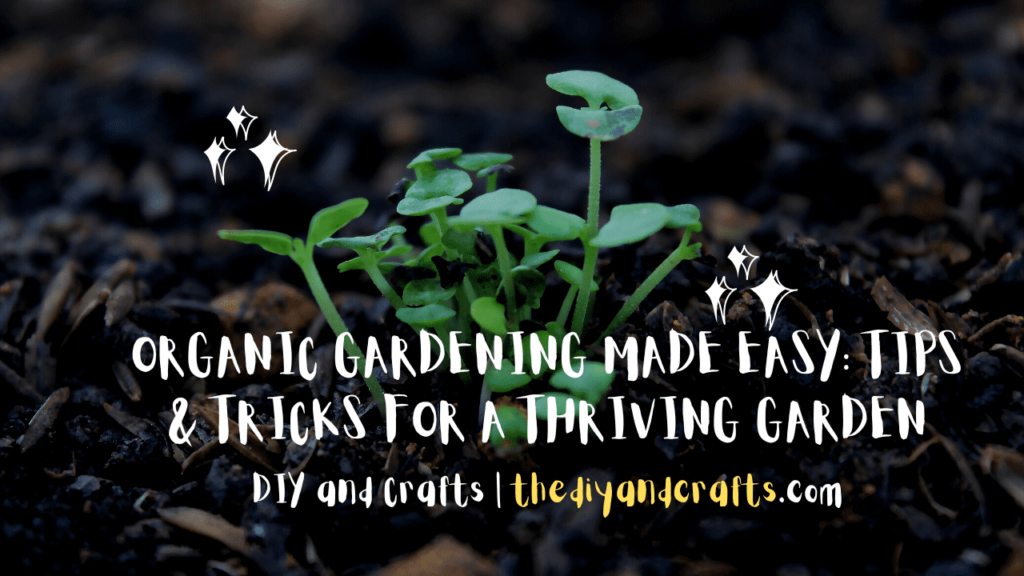 Organic Gardening Made Easy Tips & Tricks for a Thriving Garden