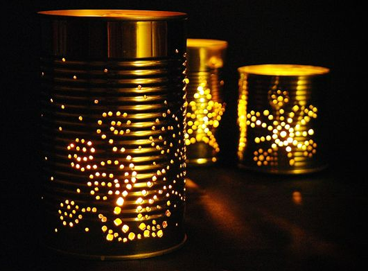 Tin Can Lanterns 